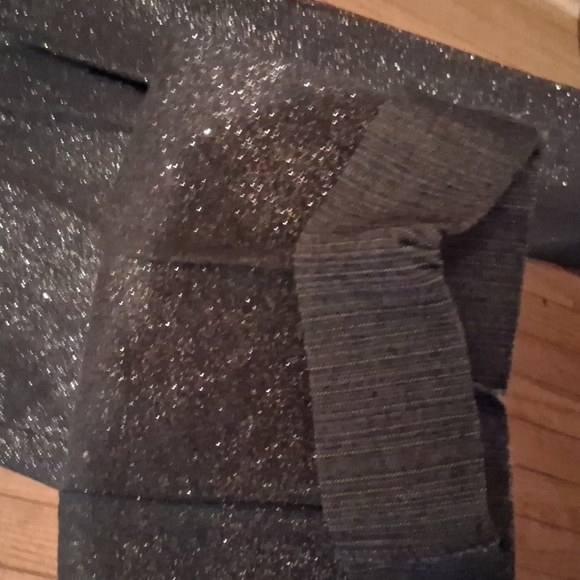 Ashley Stewart Black Glitter Jeans - Picture 4 of 7